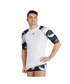 Arena Rash Vest Allover Men's UV T-Shirt, Size: S